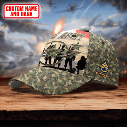 Soldiers Camo - US Army Personalize Cap , Gifts for veterans