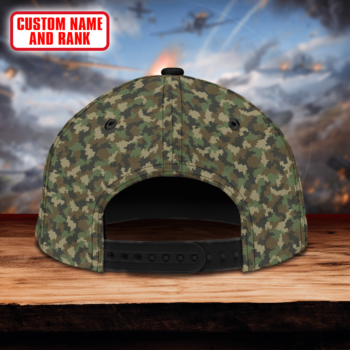 Soldiers Camo - US Army Personalize Cap , Gifts for veterans