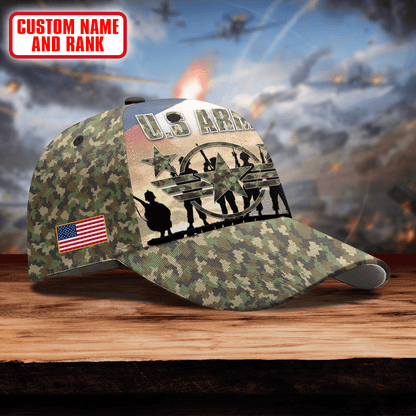 Soldiers Camo - US Army Personalize Cap , Gifts for veterans