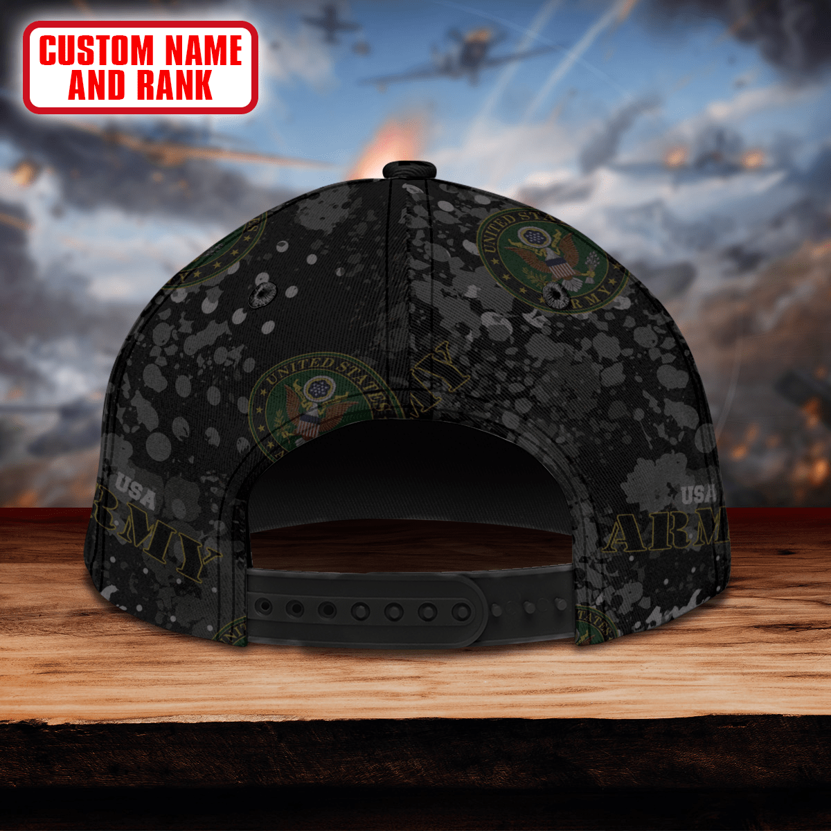 U.S. ARMY VETERAN EAGLE LOGO MILITARY - US Army Personalize Cap , Gifts for veterans