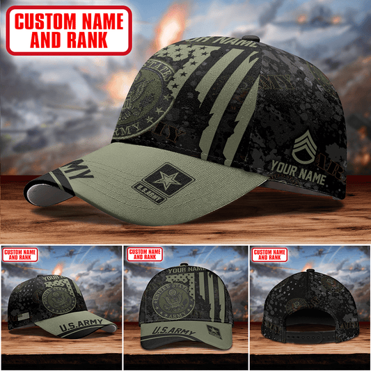 U.S. ARMY VETERAN EAGLE LOGO MILITARY - US Army Personalize Cap , Gifts for veterans