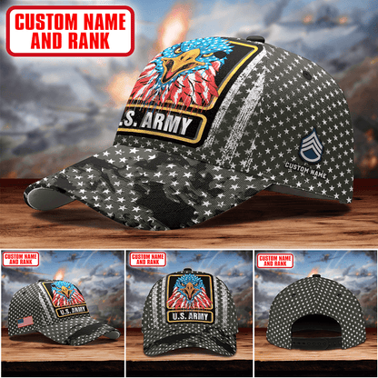 Eagle With Stars - US Army Personalize Cap , Gifts for veterans