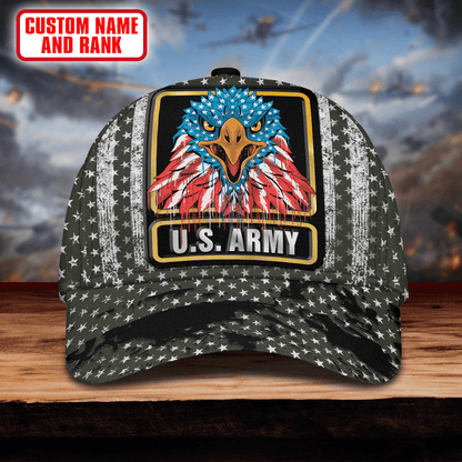 Eagle With Stars - US Army Personalize Cap , Gifts for veterans