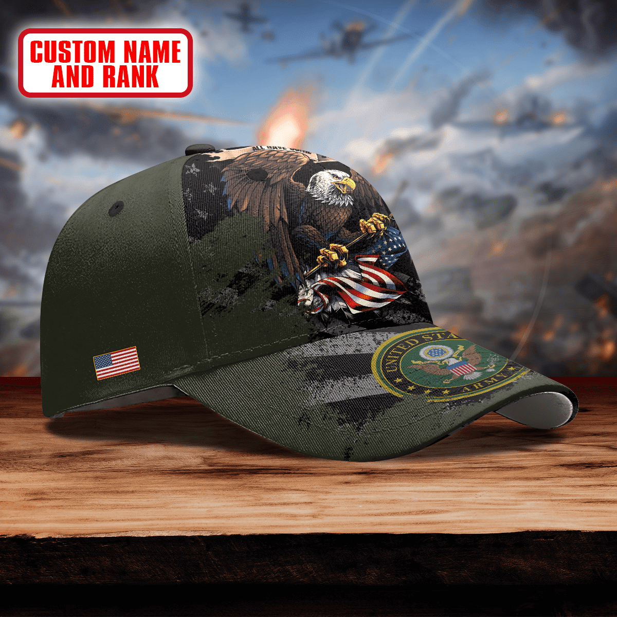 All Gave Some - Some Gave All - US ARMY PERSONALIZE CAP , Gifts for veterans