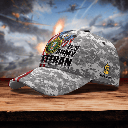 EAGLE US ARMY VETERAN PERSONALIZE CAP , Gifts for veterans