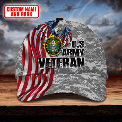 EAGLE US ARMY VETERAN PERSONALIZE CAP , Gifts for veterans