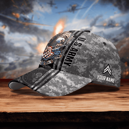 ALL GAVE SOME - SOME GAVE ALL - US ARMY PERSONALIZE CAP , Gifts for veterans