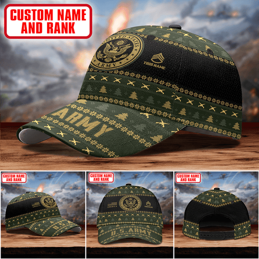 United States Army Sublimation - US Army Personalize Cap , Gifts for veterans