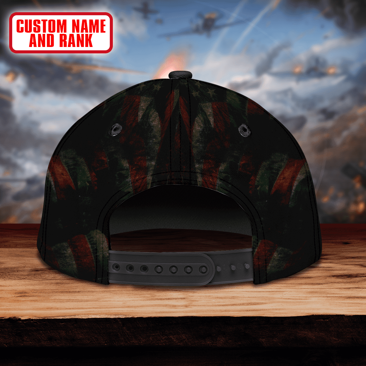 PREMIUM U.S VETERAN 3D camo flag USA PRINTED U.S.ARMY PERSONALIZE CAP , Gifts for veterans