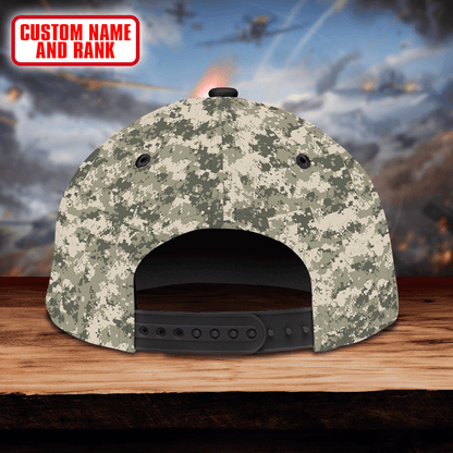 US Army eagle Camo American - US Army Personalize Cap , Gifts for veterans