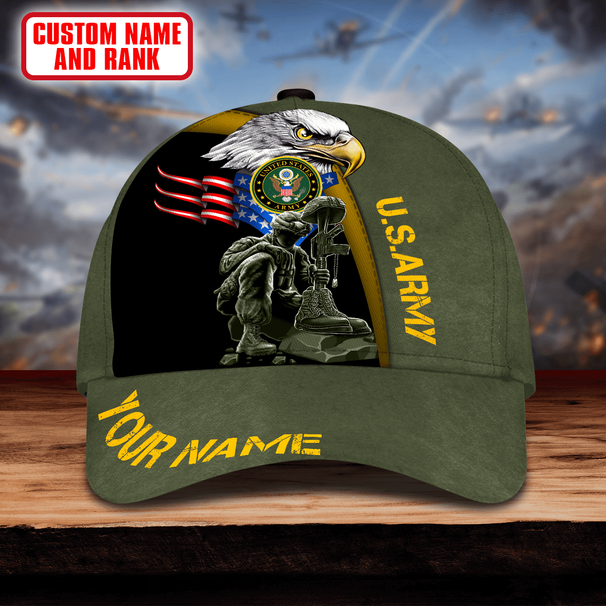 ALL GAVE SOME SOME GAVE ALL - US Army Personalize Cap , Gifts for veterans