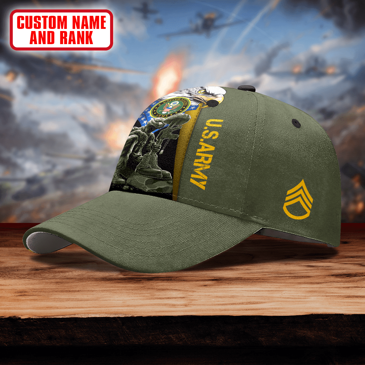 ALL GAVE SOME SOME GAVE ALL - US Army Personalize Cap , Gifts for veterans