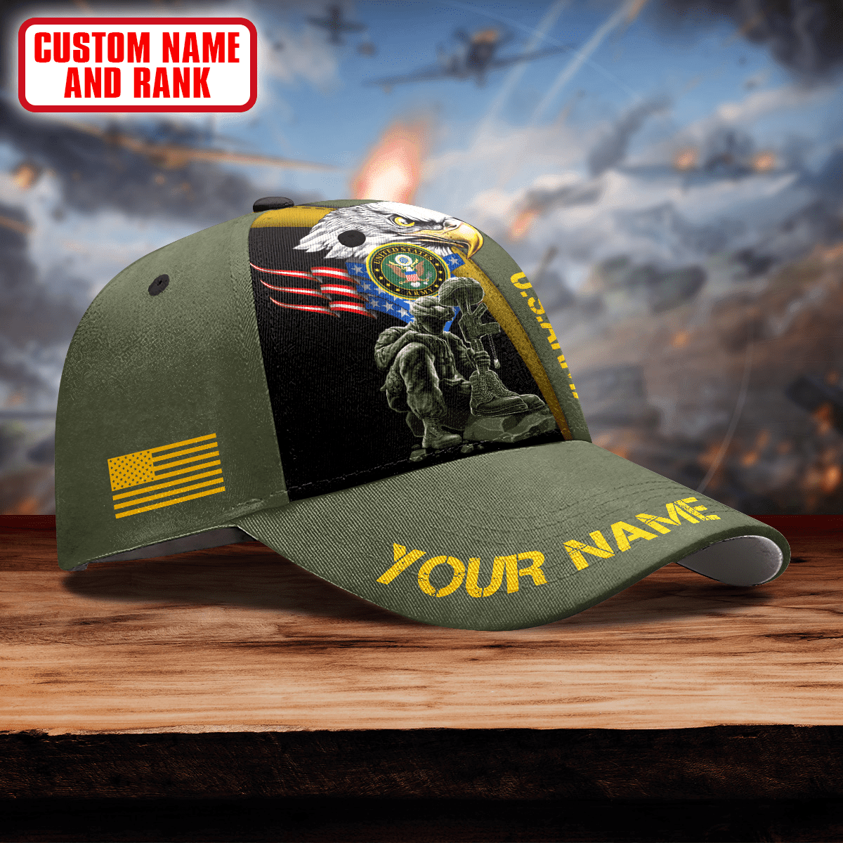 ALL GAVE SOME SOME GAVE ALL - US Army Personalize Cap , Gifts for veterans