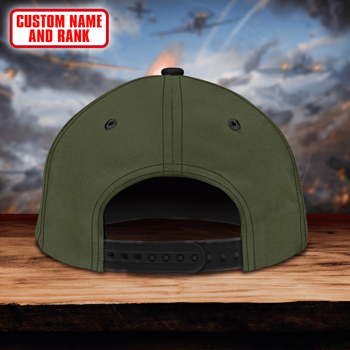EAGLE WITH AMERICAN FLAG FLIES IN FREEDOM - US Army Personalize Cap , Gifts for veterans