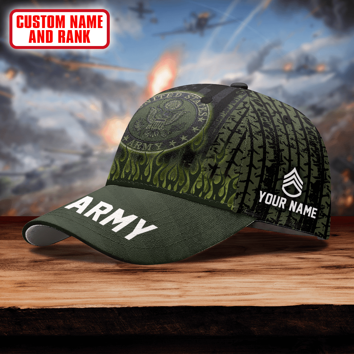US ARMY VETERAN ALL OVER PRINTED - US Army Personalize Cap , Gifts for veterans
