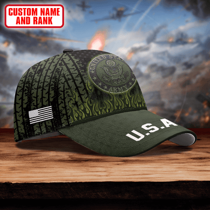 US ARMY VETERAN ALL OVER PRINTED - US Army Personalize Cap , Gifts for veterans