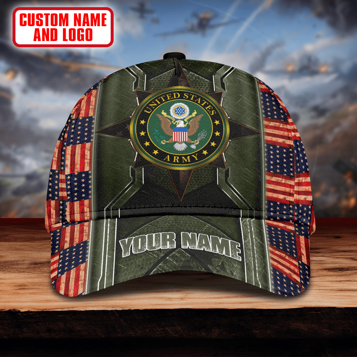 Premium Eagle US Veteran Cap , Gifts for veterans