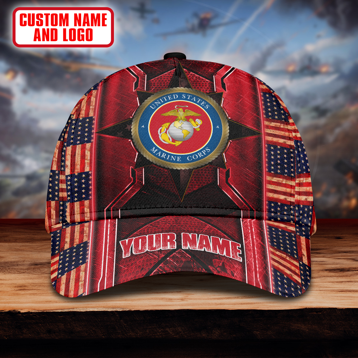 Premium Eagle US Veteran Cap , Gifts for veterans