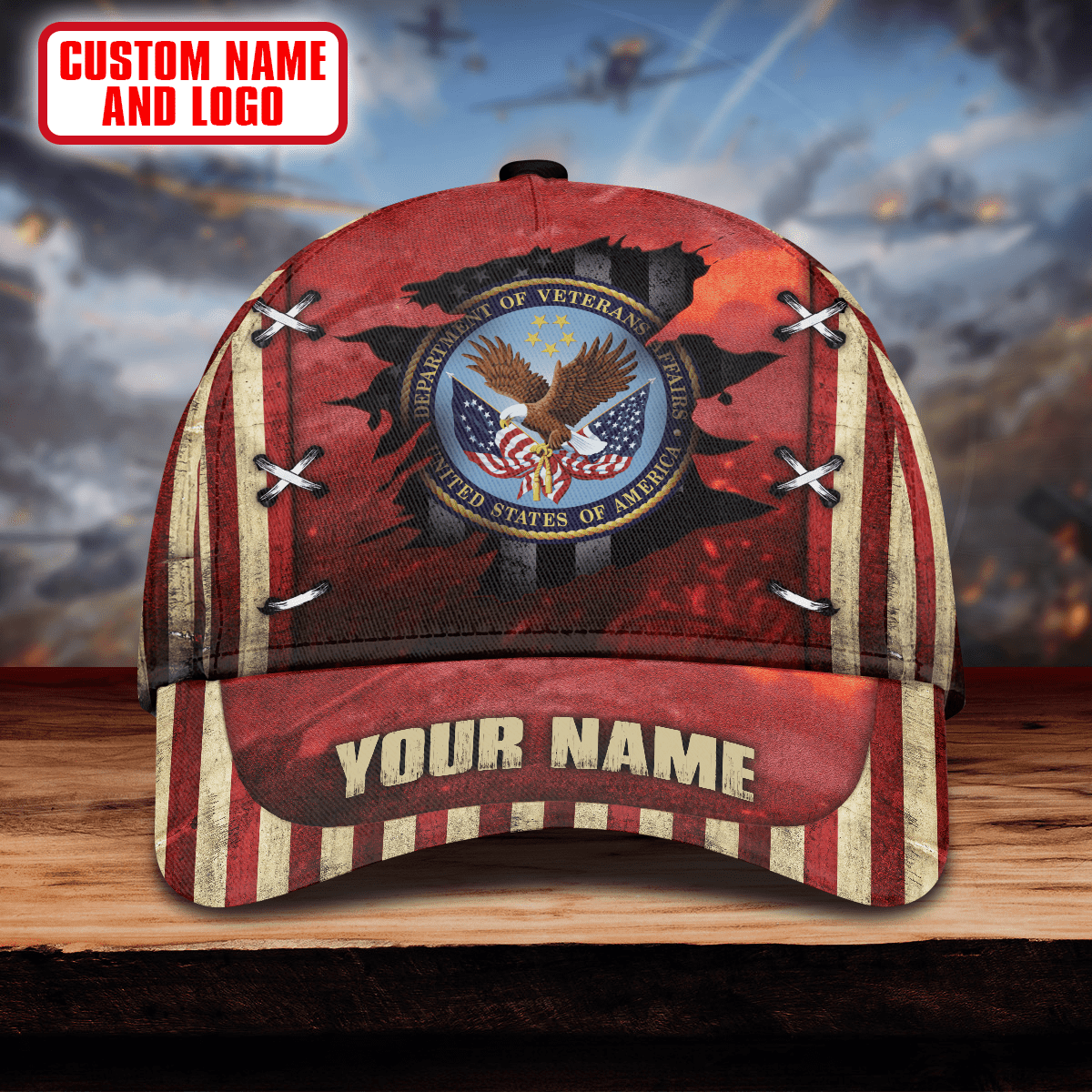 Apparel Veteran Cap 3D Flag USA Printed , Gifts for veterans