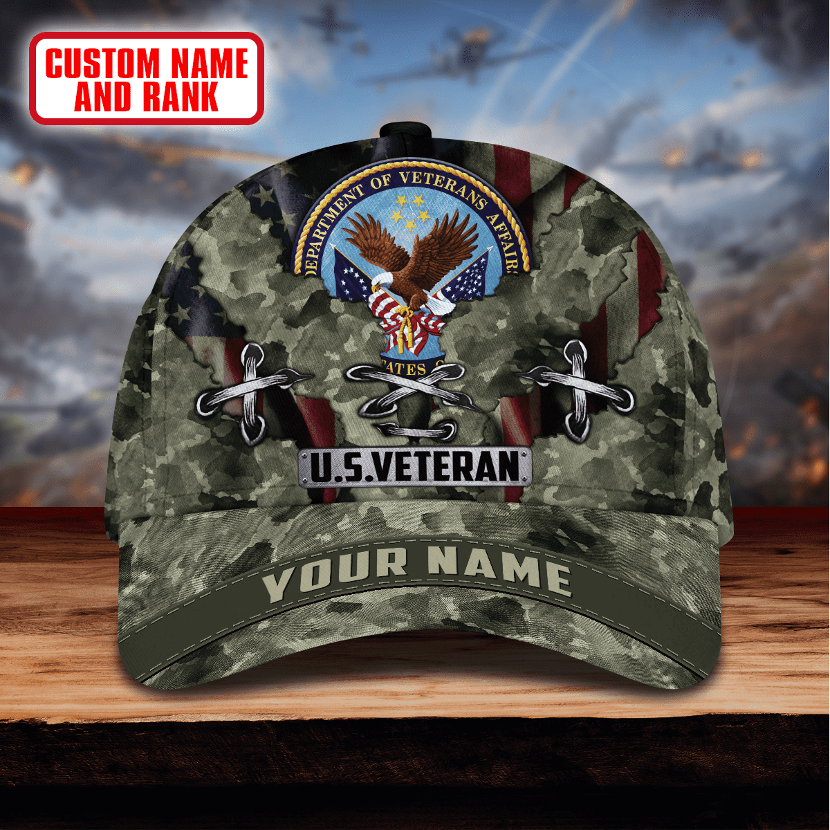 Copy ofApparel Eagle US Cap custom name , Gifts for veterans