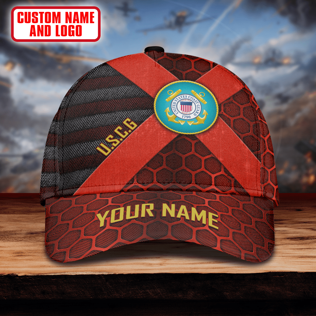 Unique Metal Flag United States Armed Forces Cap , Gifts for veterans