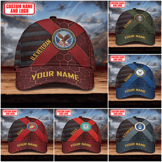 Unique Metal Flag United States Armed Forces Cap , Gifts for veterans