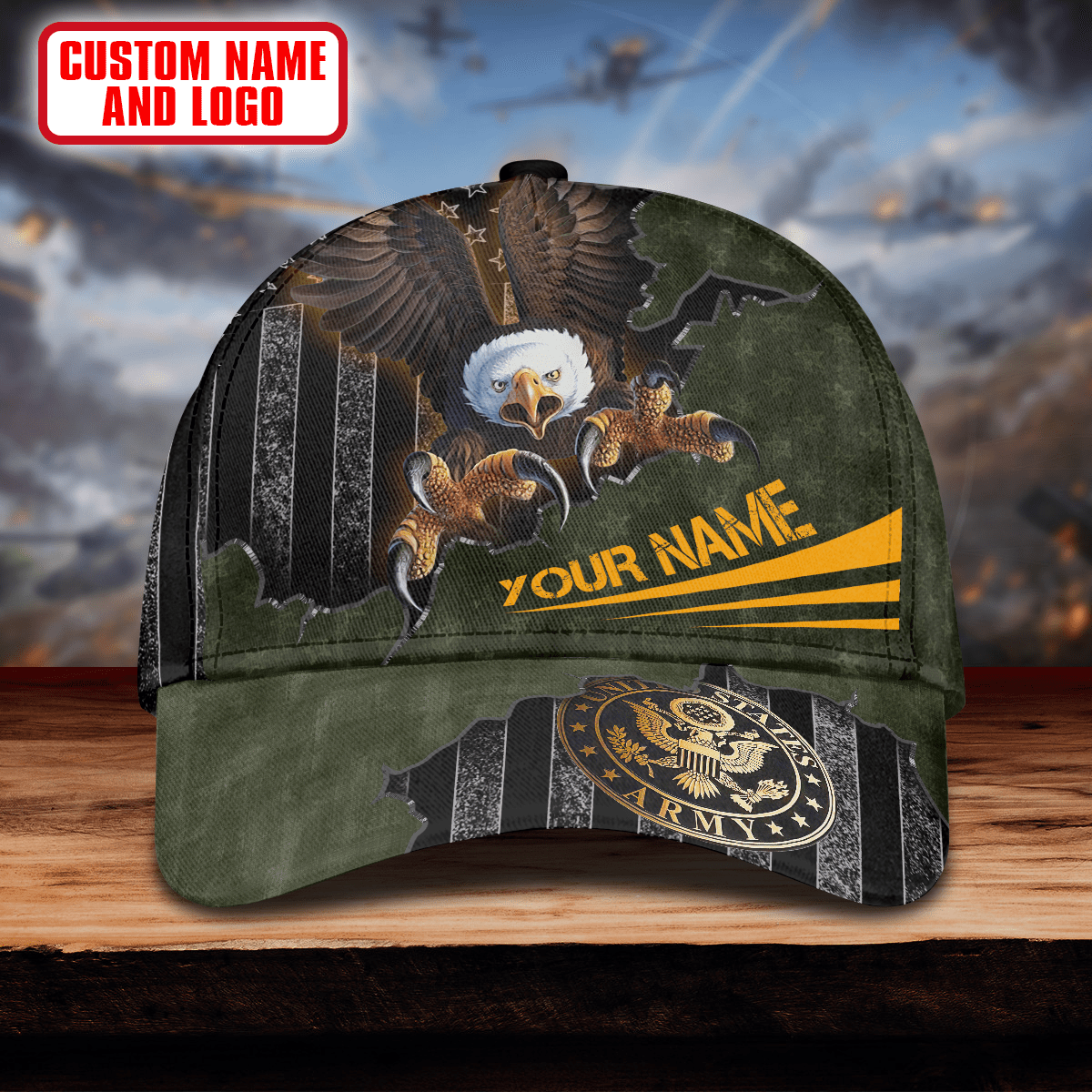 American Cool Eagle Multiservice U.S Veteran Cap , Gifts for veterans