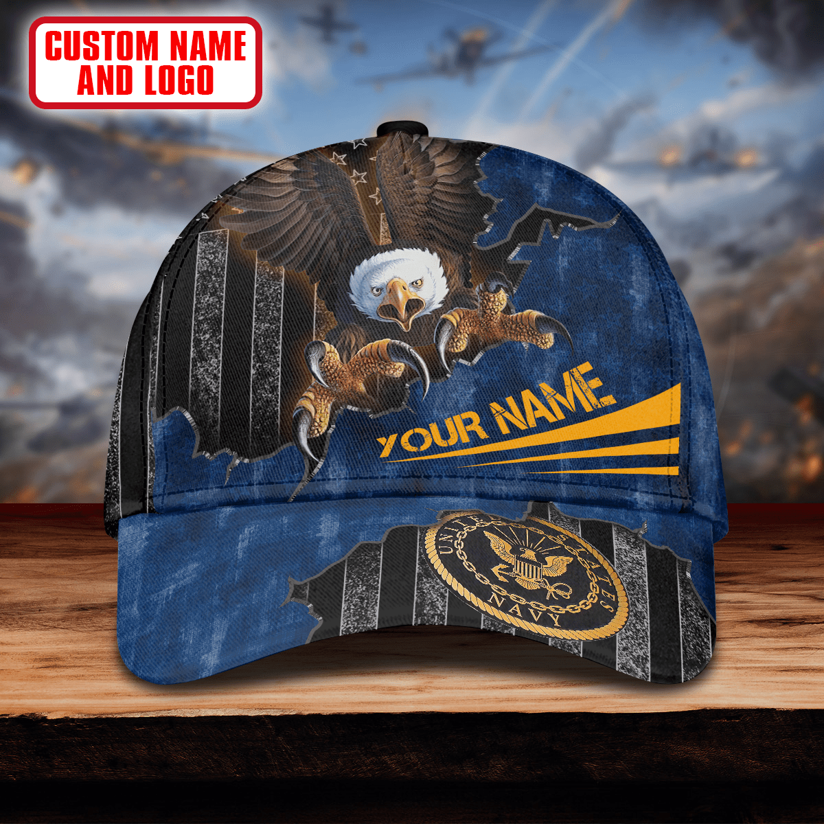 American Cool Eagle Multiservice U.S Veteran Cap , Gifts for veterans