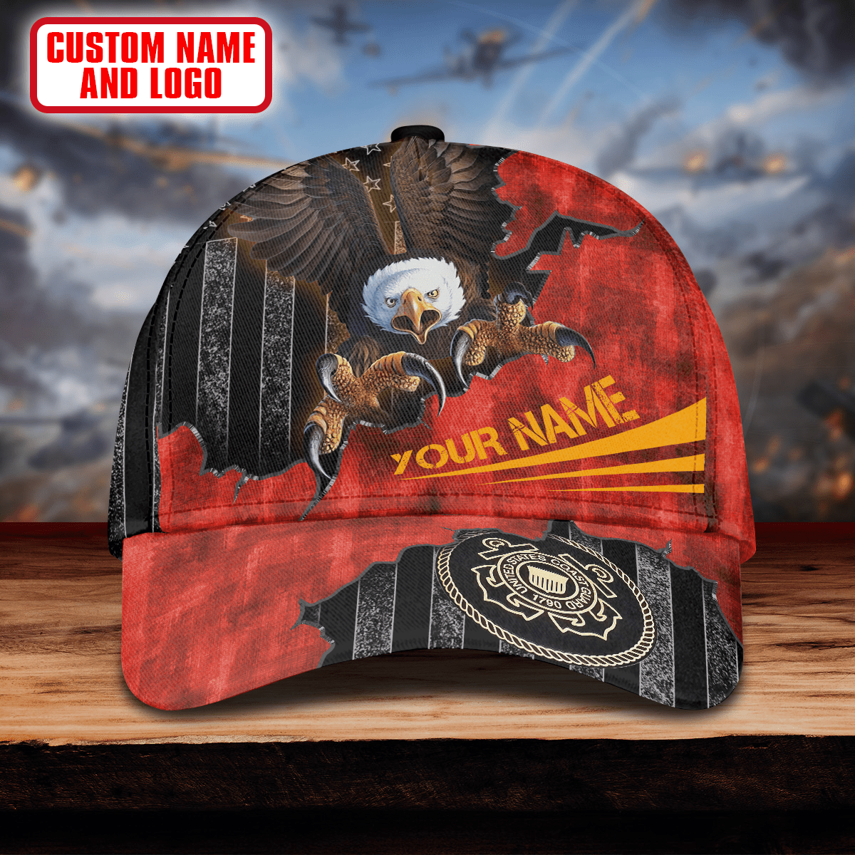 American Cool Eagle Multiservice U.S Veteran Cap , Gifts for veterans