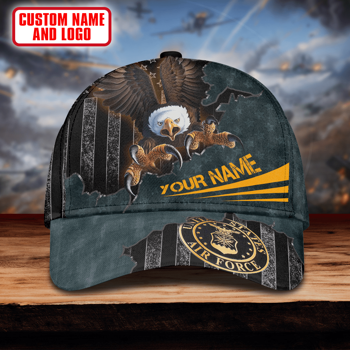 American Cool Eagle Multiservice U.S Veteran Cap , Gifts for veterans