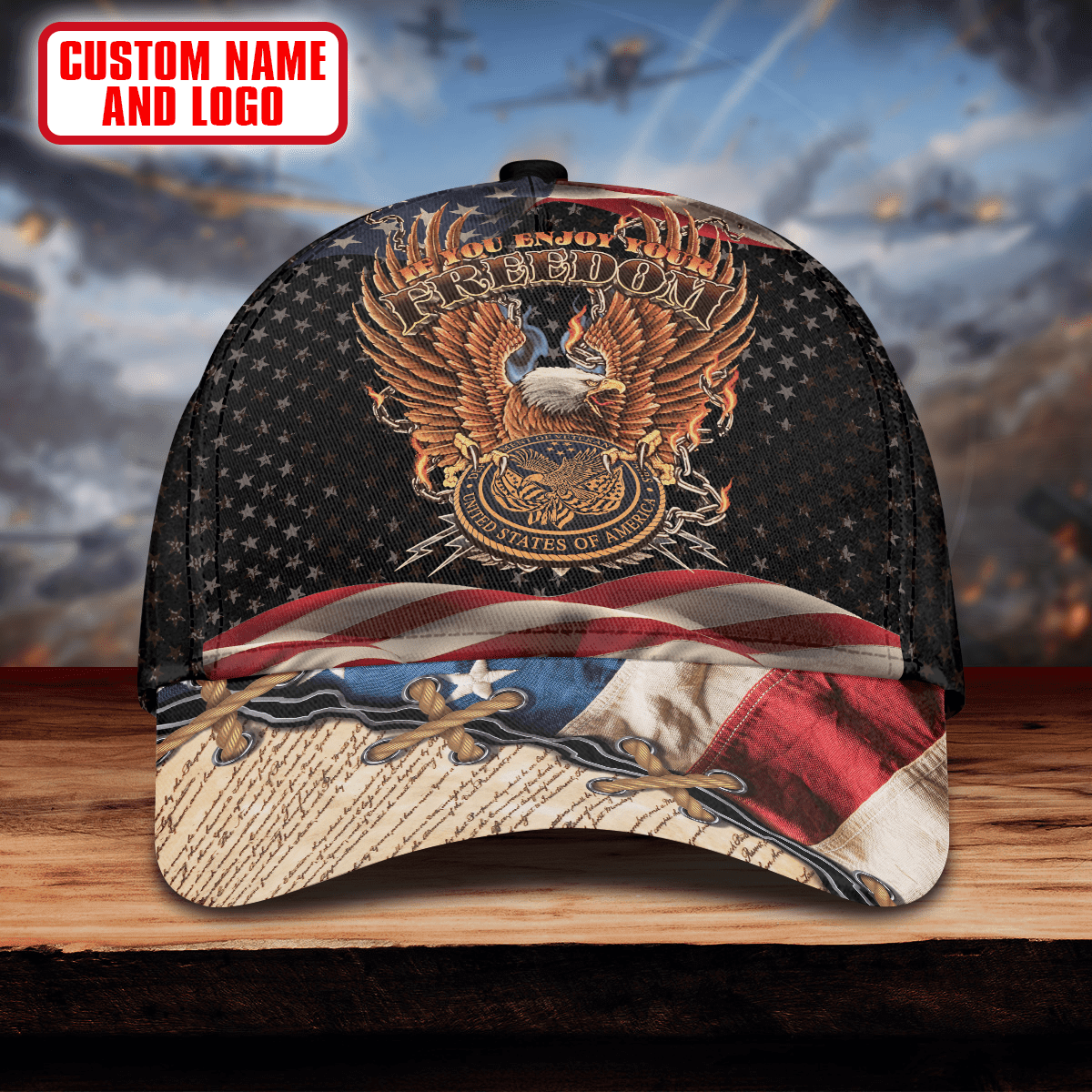 Premium Honoring All Who Served United States Cap , Gifts for veterans