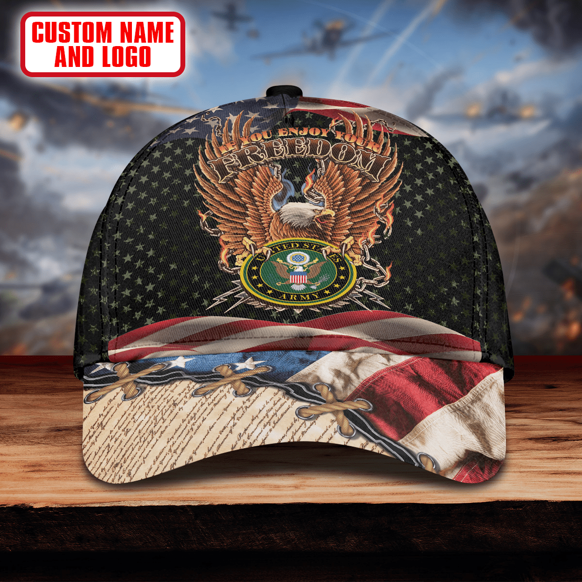Premium Honoring All Who Served United States Cap , Gifts for veterans