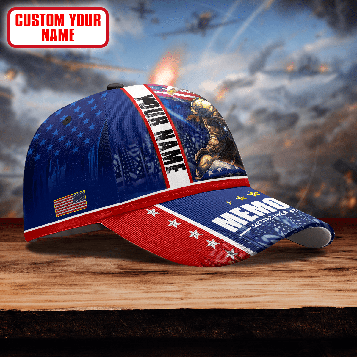 US Veteran Memorial Remember and Honor Cap , Gifts for veterans