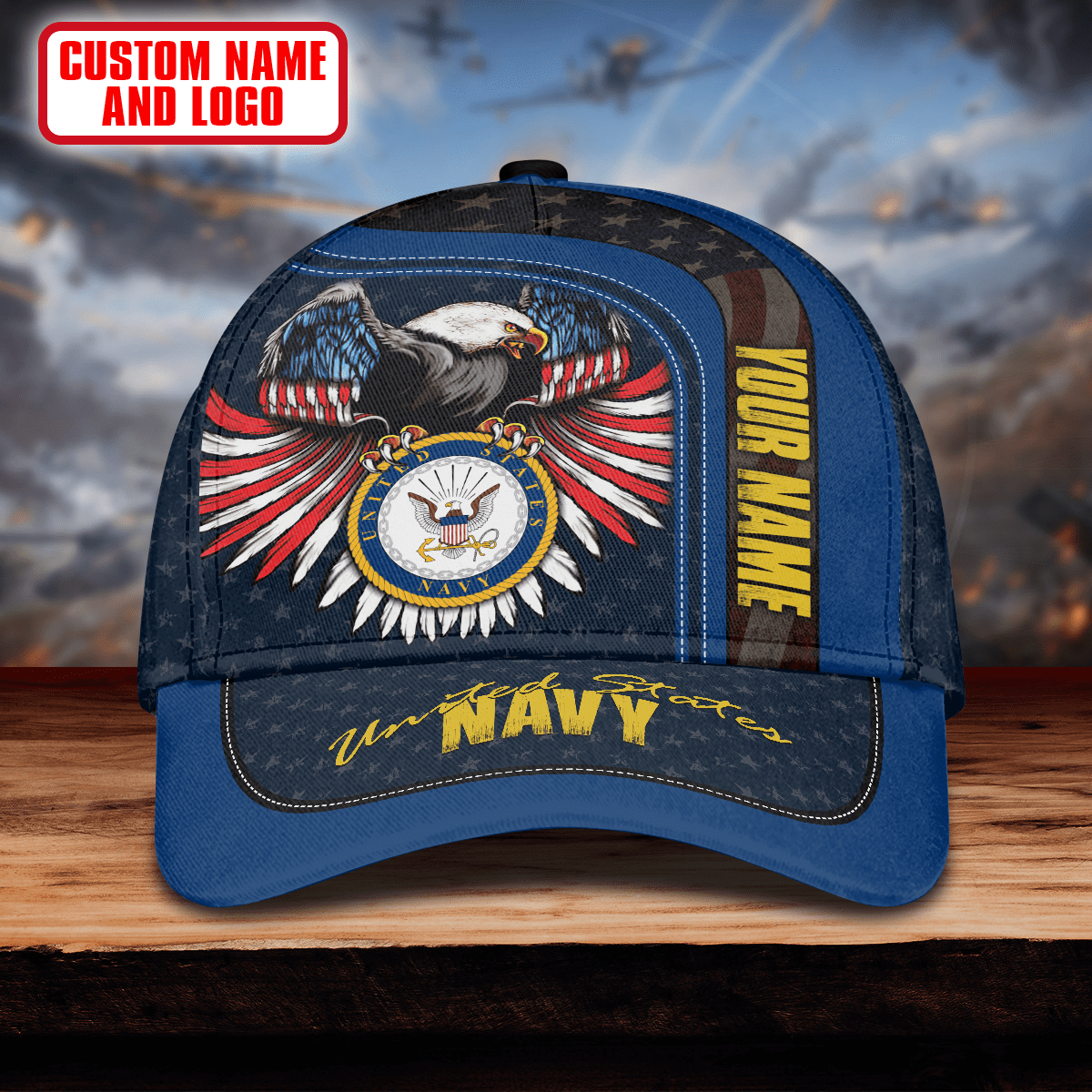 Premium Eagle US Veteran Cap , Gifts for veterans