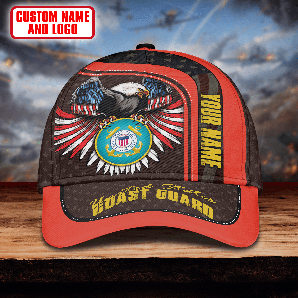 Premium Eagle US Veteran Cap , Gifts for veterans
