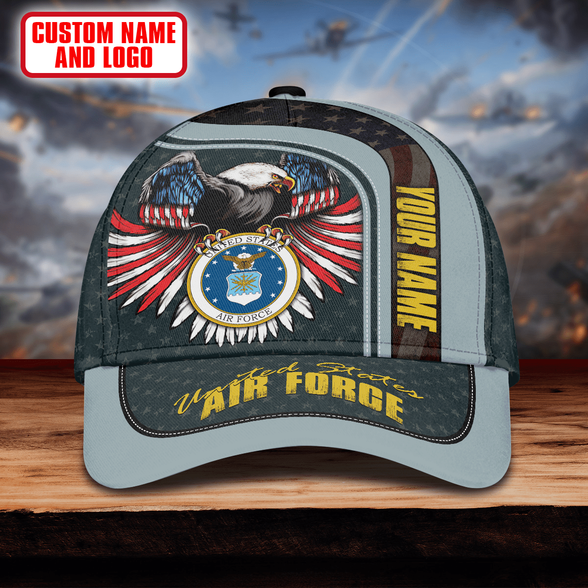 Premium Eagle US Veteran Cap , Gifts for veterans