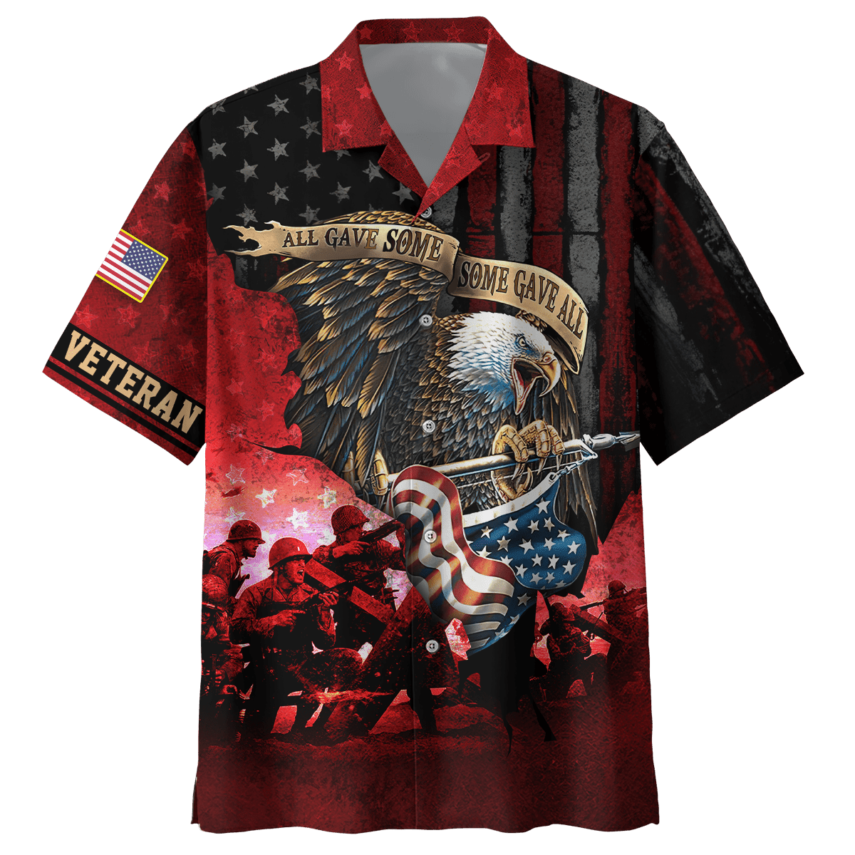 US VETERAN - All Gave Some Some Gave All Unisex Shirts , Gifts for veterans