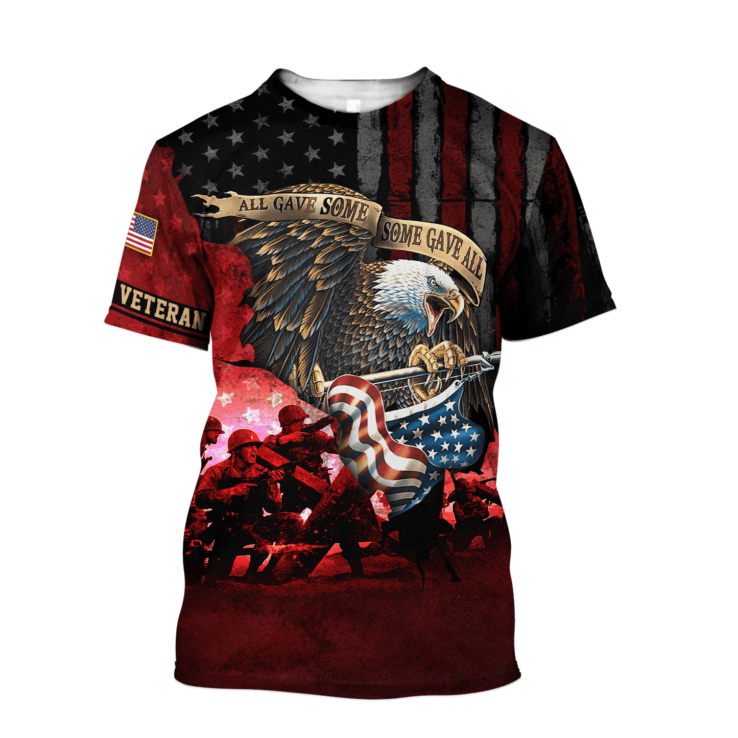 US VETERAN - All Gave Some Some Gave All Unisex Shirts , Gifts for veterans