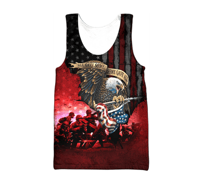 US VETERAN - All Gave Some Some Gave All Unisex Shirts , Gifts for veterans