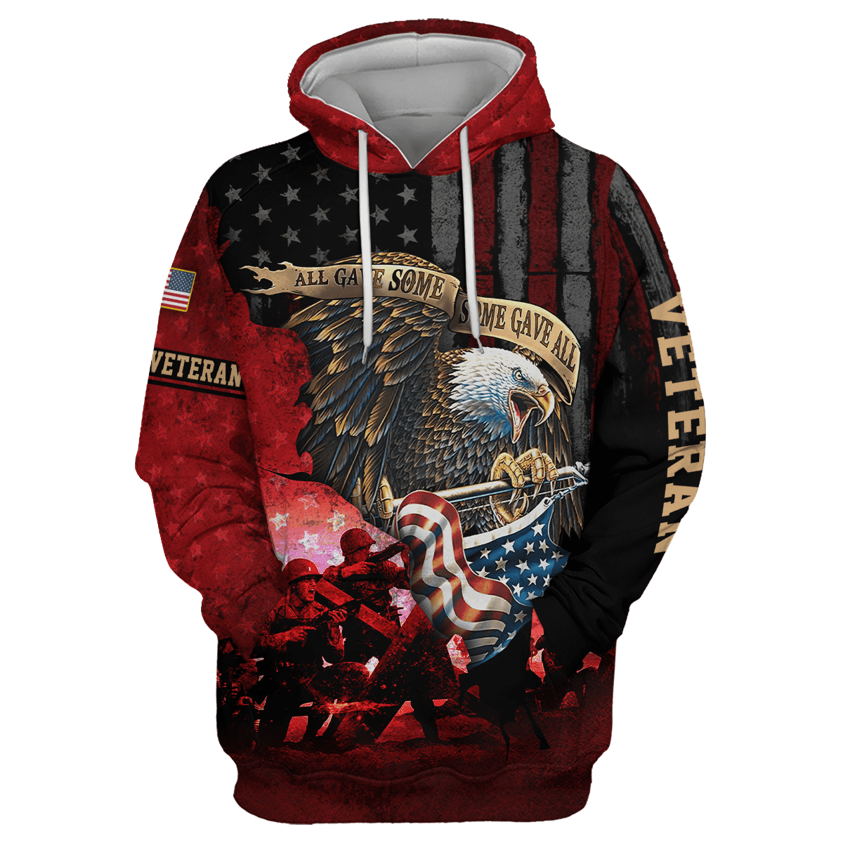 US VETERAN - All Gave Some Some Gave All Unisex Shirts , Gifts for veterans