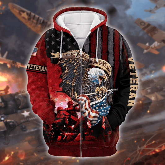 US VETERAN - All Gave Some Some Gave All Unisex Shirts , Gifts for veterans