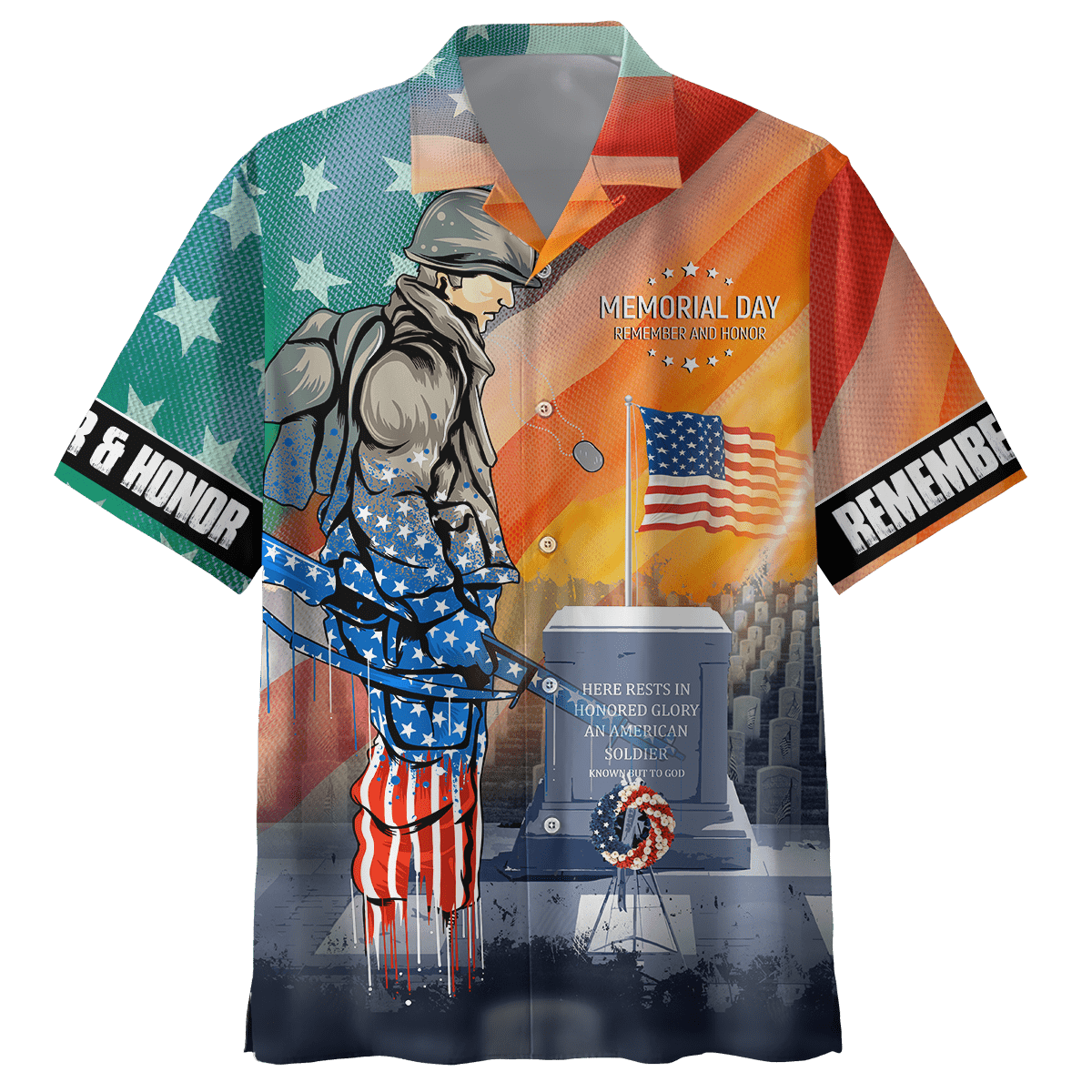 US Veteran - Memorial Day Remember and Honor , Gifts for veterans
