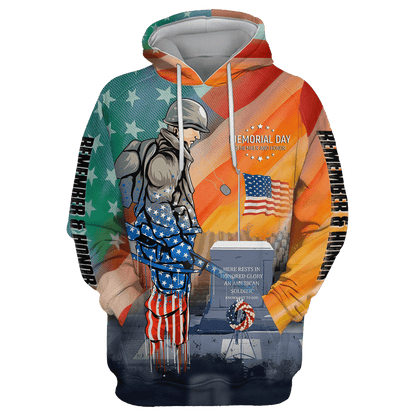 US Veteran - Memorial Day Remember and Honor , Gifts for veterans
