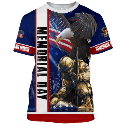 US Veteran - Memorial Day Is For Them Hoodie 3D , Gifts for veterans