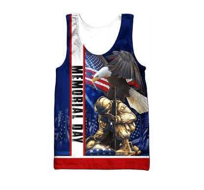 US Veteran - Memorial Day Is For Them Hoodie 3D , Gifts for veterans