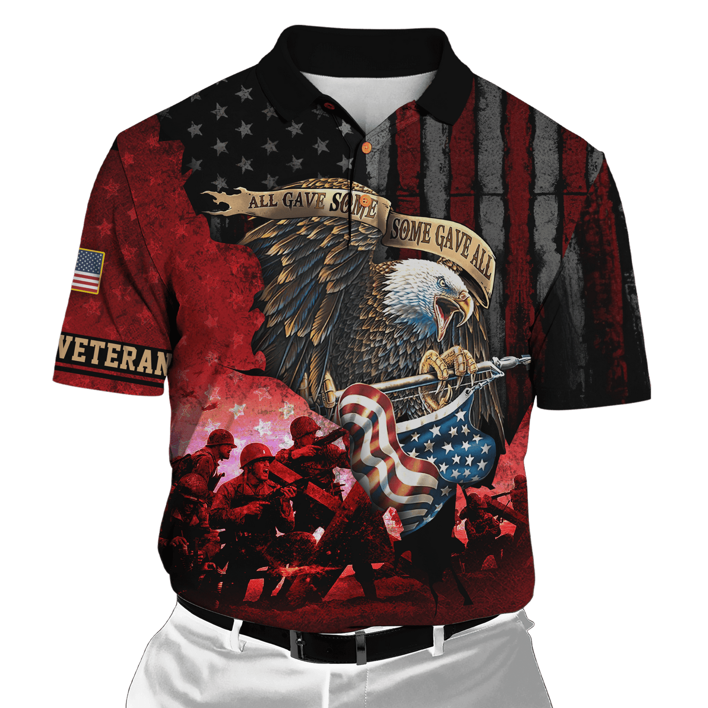 US VETERAN - All Gave Some Some Gave All Unisex Shirts , Gifts for veterans