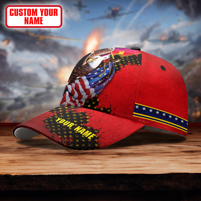 US VETERAN - EAGLE US VETERAN 3D CAP , Gifts for veterans