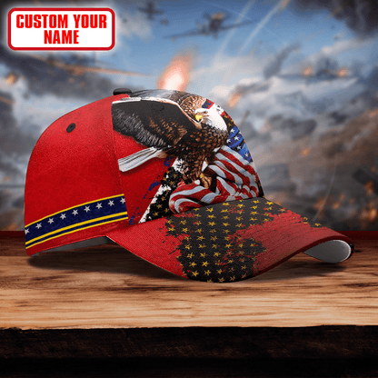 US VETERAN - EAGLE US VETERAN 3D CAP , Gifts for veterans