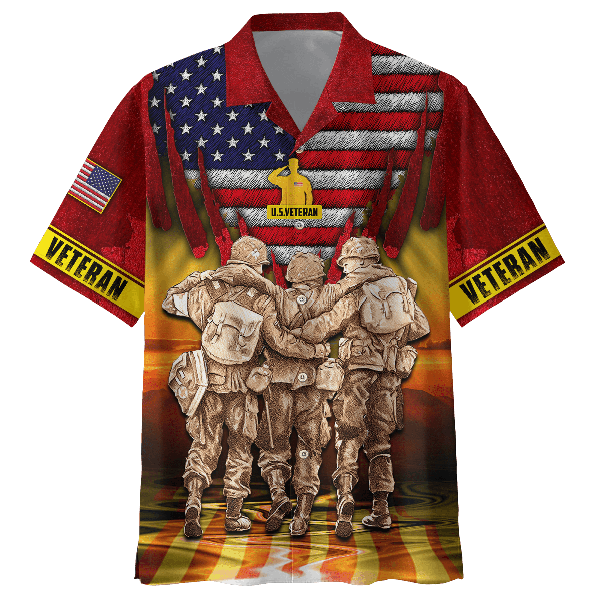 US VETERAN - All Gave Some Some Gave All Unisex Shirts , Gifts for veterans