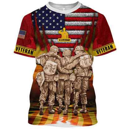 US VETERAN - All Gave Some Some Gave All Unisex Shirts , Gifts for veterans